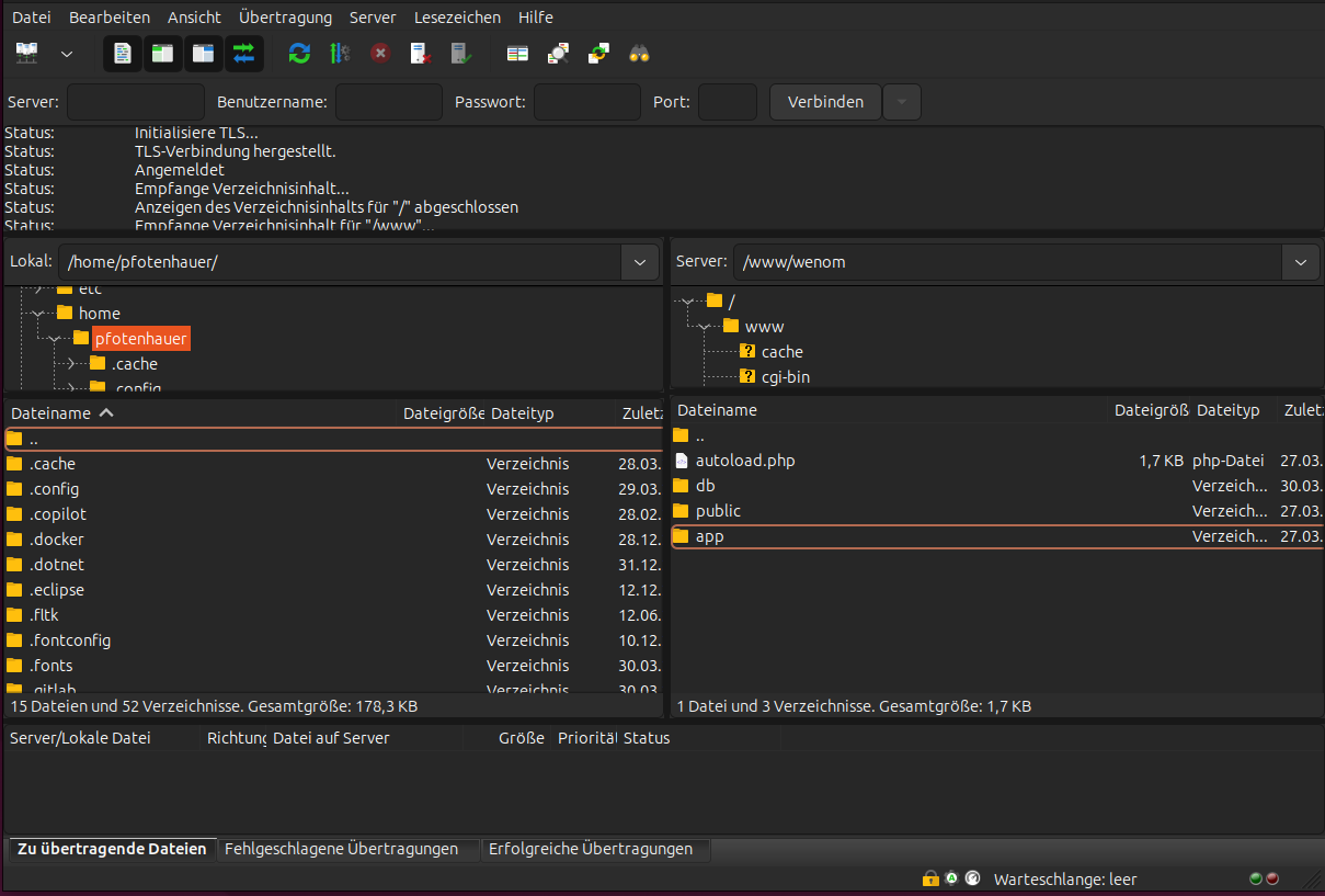 Dateien per FTP übertragen. FTP Upload