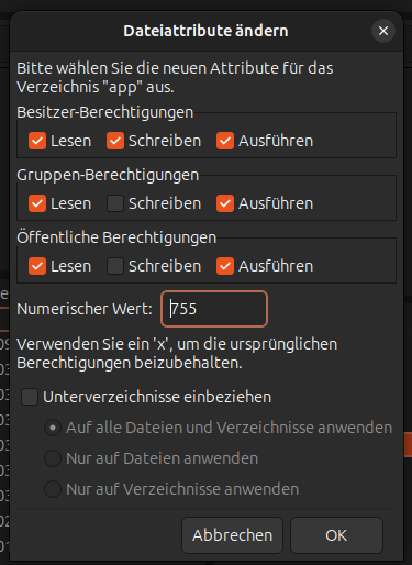 Einrichtung Subdomain. Bereich Domain