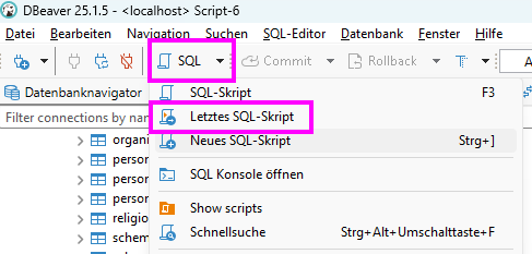 Tabelle Schuljahresabschnitte