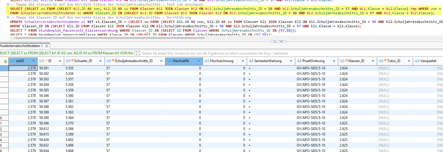 SchuelerLernabschnittsdaten